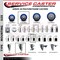 Service Caster 3.5'' SS Blue Poly Swivel 1-3/8'' Expanding Stem Caster Set 2 Total Lock Brakes, 4PK SCC-SSEXTTL20S3514-PPUB-BLU-2-S2-138 - alternate 3